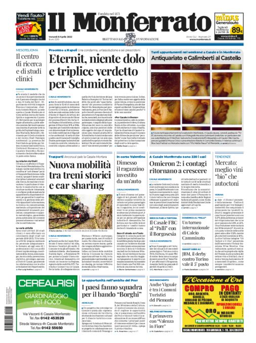 Il Monferrato - Edizione 27 del 08/04/2022